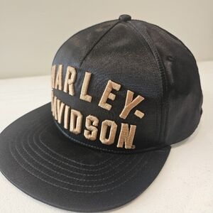 Harley-Davidson Black and Gold Cap
